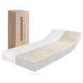 Produktbild: RAVENSBERGER Latexmatratze Ravo-Relax - Härtegrad H2, mittel - 90 x 200 cm, Höhe 19 cm - mit 7-Zonen LATEXCO-Stiftlatexkern - Matratze mit Baumwoll-Doppeltuch-Bezug