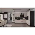 Produktbild: Winkelküche ARONA 280x270 cm Küchenzeile Eckküche Küche Kaschmir beige + Schwarz