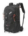 Produktbild: Terra Peak® Premium Wanderrucksack 30L (FLEX 30) Damen Herren & Erwachsene mittel schwarz - Trekking-Rucksack wasserdicht - Daypack Rucksack & Tagesrucksack Trinksystem & Rückenbelüftung zum Wandern