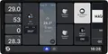 Produktbild: Shelly Wall Display X2i Silver Wand-Touchdisplay Wi-Fi, Bluetooth