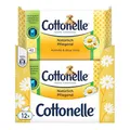 Produktbild: Cottonelle Feuchtes Toilettenpapier, Natürlich Pflegend - Kamille & Aloe Vera, Biologisch Abbaubar, Plastikfrei, Wiederverschließbar, Vorteilspack, 12 x 42 Feuchttücher