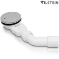 Produktbild: VILSTEIN Ablaufgarnitur Dusche 90mm, flach, Siphon mit Geruchsstop und Haarsieb