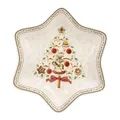 Produktbild: Villeroy Boch WINTER BAKERY DELIGHT Servierschale Stern Porzellan Weiß Rot Ø28cm