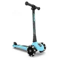 Produktbild: Scoot and Ride Kinderscooter Highwaykick 3, Blau, Schwarz, Metall, Kunststoff, 24x72x55 cm, EN 71, Hinterrad-Reibungsbremse, Aluminium-Rahmen, höhenverstellbarer Lenker, Anti-Überschlag-Vorrichtung, Räder mit LED-Licht, faltbarer Lenker, Outdoor Spielzeug, Kinderfahrzeuge, Scooter & Cityroller