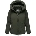 Produktbild: Navahoo Winterjacke Blütenlicht 14 Warme Damenjacke mit hohem Kragen grün 4XL (48)