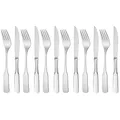 Produktbild: GRÄWE Steakbesteck Set für 6 Personen, Tafelbesteck 12-teilig, Essbesteck Set inkl. Steakmesser, Steakgabel, Pizza Besteck Edelstahl 18/10, poliert, spülmaschinengeeignet, Serie Spaten