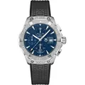 Produktbild: Tag Heuer Aquaracer Herrenuhr Chronograph silber blau CAY2112.FT6041 - Silber