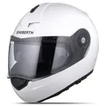 Produktbild: Klapphelm motorrad Schuberth C3 PRO Glossy White Mono Weiß Doppelt Visier -