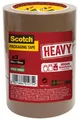 Produktbild: 3M Scotch Verpackungsklebeband HEAVY, 50 mm x 66 m, braun