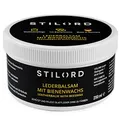 Produktbild: STILORD Lederfett Farblos Bienenwachs Balsam Hochwertige Lederpflege für Schutz Reinigung und Imprägnierung von Glattleder Premium Leder Wachs, Größe Lederpflege:250 ml