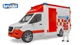 Produktbild: Bruder MB Sprinter Ambulanz mit Fahrer Light+Sound 02676