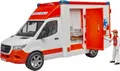 Produktbild: Bruder 02676 MB Sprinter Ambulanz mit Fahrer und Light + Sound Modul