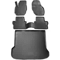 Produktbild: Fußmatten & Kofferraumwanne Set passend für Volvo V70 III | XC70 II | 2007-2016