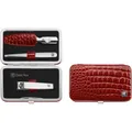 Produktbild: 4009839374180 Zwilling Classic Inox Travel Kit - Rotes Lederetui, 3-teilig - Rot
