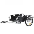 Produktbild: VEVOR Fahrradanhänger, 45 kg Tragkraft, Transportanhänger, faltbar und verstaubar, Schnellverschluss mit Universalkupplung, 41 cm Räder, sichere Re