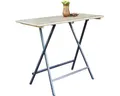 Produktbild: Stehtisch 120 x 80 x 110 cm mit Fichtenholz Platte und Metallgestell