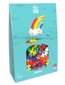 Produktbild: Plus-Plus Regenbogen-Bausteine in einer 300-teiligen Schachtel