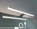 Produktbild: DILUMEN LED Spiegelleuchte mit Schalter,40CM Spiegelleuchte Bad 800lm 10W 4000K Neutralweiß,Spiegellampe Badezimmer Lampe 230V,Schrankleuchte,Schminklicht,Spiegel Beleuchtung,IP44 Wasserdicht