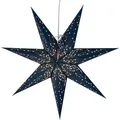 Produktbild: Star Trading Weihnachtsstern Galaxy von Star Trading, 3D Papierstern Weihnachten in Blau, Dekostern zum Aufhängen mit Kabel, E14 Fassung, ø: 60 cm