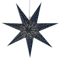 Produktbild: STAR Galaxy Papier Weihnachts Advents Deko Fenster Leuchte Stern blau 60cm E14