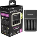 Produktbild: Panasonic eneloop pro Smart & Quick Charger BQ-CC55 (4 Stk., AA, 2500 mAh, Ladegerät inkl. Akku) (K-KJ55HCD40E)