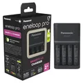 Produktbild: Eneloop Pro Ladegerät Smart Quick Panasonic BQ-CC55 + 4 Aa batteries 2500mAh Neu