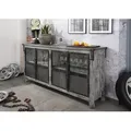 Produktbild: Sideboard Mango 180x40x90 grau lackiert HEAVY INDUSTRY #150