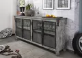 Produktbild: Sideboard Mango 180x40x90 grau lackiert HEAVY INDUSTRY #150