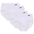 Produktbild: Ammann Slip 4er Pack Organic Cotton Feinripp (Spar-Set, 4-St) Slip / Unterhose - Baumwolle - mit Eingriff - Feinripp Qualität weiß 7