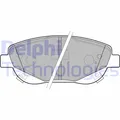 Produktbild: DELPHI LP2207 Bremsbelagsatz, Scheibenbremse für TOYOTA