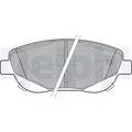 Produktbild: 1x ORIGINAL® Delphi LP2207 Bremsbelagsatz, Scheibenbremse Vorne, inkl.
