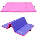 Produktbild: XL Gymnastikmatte 180x115x5cm Turnmatte Sportmatte Fitness Weichbodenmatte Pink