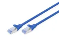 Produktbild: Digitus Patch-Kabel RJ-45 (M) zu RJ-45 (M) 0.5m CCA SF/UTP Cat 5e blau (DK-1532-005/B)