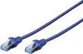 Produktbild: Digitus DK-1532-005/B RJ45 Netzwerkkabel, Patchkabel CAT 5e SF/UTP 0.50m Blau verdrillte Paare