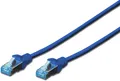 Produktbild: DIGITUS Professional CAT 5e SF-UTP Blau Patchkabel 0,5 m RJ45 Netzwerkkabel NEU