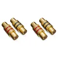Produktbild: 4x Cinch Adapter Kupplung Verbinder RCA Cinch Buchse Audio Video Kabel Adapter