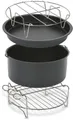 Produktbild: Tefal Küchenmaschinen Zubehör-Set für Heißluftfritteuse Tefal Easy Fry XL, für Easy Fry Classic EY201, Deluxe EY401, Precision EY401, XA1120