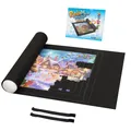 Produktbild: Puzzlematte zur Aufbewahrung von Puzzles mit Hilfsleine für bis zu 1.500 Teil...