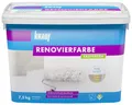 Produktbild: Knauf EASYFRESH Renovierfarbe mit hoher Deckkraft – extrem hoch deckende Wandfarbe, Innen-Farbe VOC-konform und emissionsarm, Schnee-Weiß, 7,5-kg