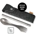 Produktbild: Light my Fire LMF Spork'n Straw Kit Titan m. Woolcase (4218301110)