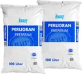 Produktbild: Knauf Perlite Perligran 2x 100 L 2–6 mm Bodenverbesserer für Garten & Pflanzen