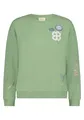 Produktbild: Cartoon Damen Sweatshirt mit Rippbündchen 38, Patch Mint/Blue