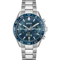 Produktbild: Herrenuhr HUGO BOSS RUNNER 1514143 Chrono Edelstahl Blau