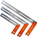 Produktbild: Anschlagwinkel Set - 200mm 300mm & 400mm - Hochpräzise & Rostfrei - Innovativ...