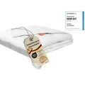 Produktbild: sleepling Daunenbettdecke Komfort, 135 x 200 cm, 155 x 220 cm, weitere Größen und Wärmeklassen, Füllung: 90% Daunen, 10% Federn, Bezug: 100% Baumwolle, als warme Winterdecke oder leichte Sommerdecke, Downpass, Made in EU weiß 200 cm x 200 cm