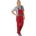 Produktbild: Planam Highline Damen Latzhose Rot/schiefer/schwarz 46