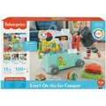 Produktbild: Fisher-Price Ridi und Lerne Camper 3-in-1 Lauflernwagen Zum Schieben