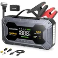 Produktbild: Auto-Starthilfe Powerbank für Pkw mit Kompressor 8000A 160PSI, 27000mAh