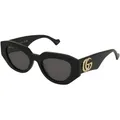 Produktbild: Gucci GG1421S Unisex-Sonnenbrille Vollrand Geometrisch Acetat-Gestell, schwarz