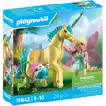 Produktbild: PLAYMOBIL 71842 Sammeleinhorn Sonnenscheinblüte mit Fee - Beige